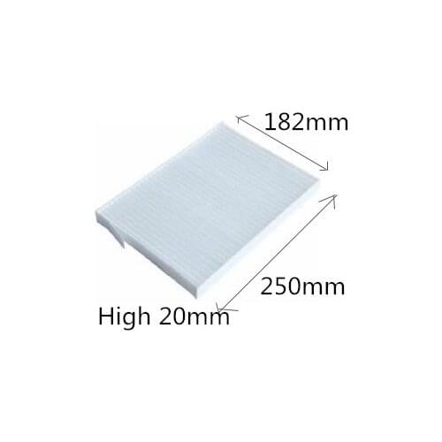 Wholesale CU2620 Factory Outlet 27891JY10A Fiber Car Cabin Air Filter CA-18140 for RENAULT Koleos 250*182*20mm