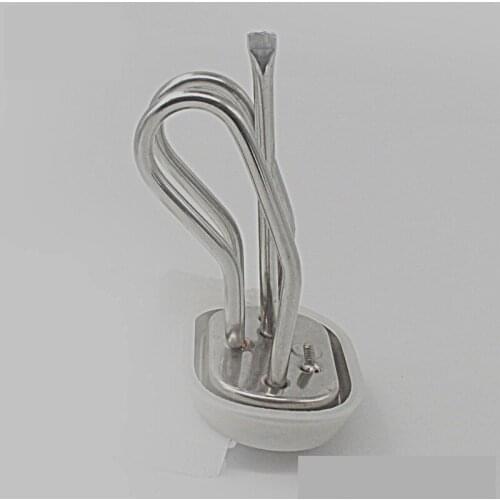 75mm*105mm 220v 1500w electric water heater element tube parts with temperature control hole stainless steel tube