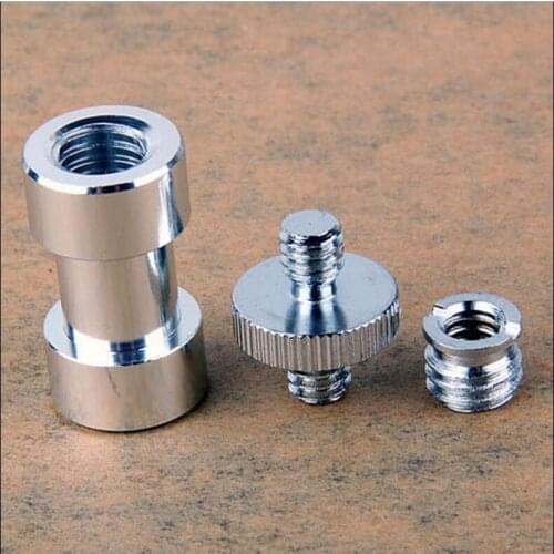 1/4 to 3/8 Inch Screw Adapter Mount Converter for Flash Mount Camera Holder Light Umbrella Tripod Monopod Screw Adaptor