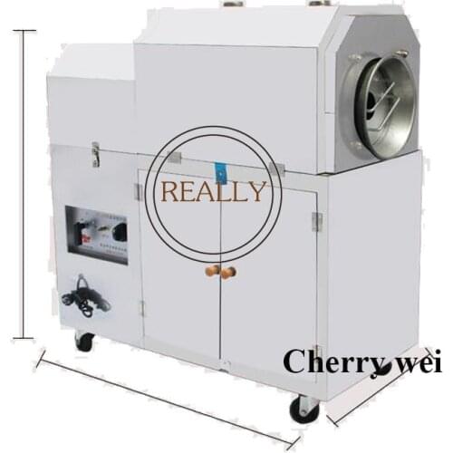 12-20kg/Batch Nut Roasting Machine Capacity Gas Type Peanut Chestnut Melon Seeds Roasting Machine