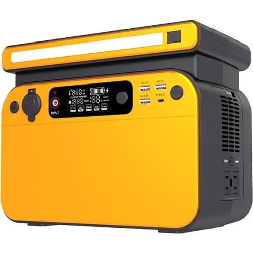 518WH Lithium Battery Emergency Electric Solar Generator AC 110V 220V Outlet Portable Power Station For CPAP Home Camping