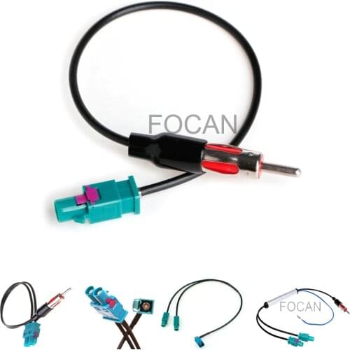 AM/FM Signal Amplifier Car Radio Antenna Adapter cable With Booster for VW BMW AUDI Female Connector Wire Harness Installation