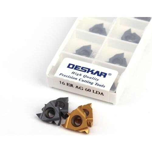 DESKAR 16IR 16ER AG60 AG55 A55 A60 G55 G60LDA LDC Original Thread Insert Lathe Cutting Tool CNC Carbide Cutting Blade