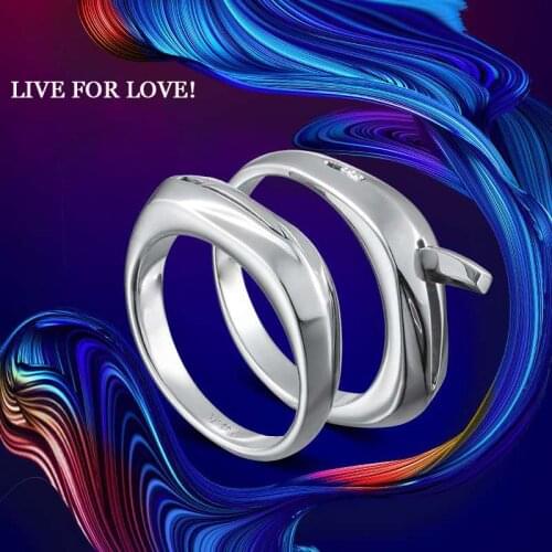 Self-defense ring lovers with the shape of men and women multifunctional ring emergency fashion joker atmosphere