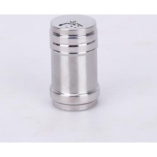 Stainless Steel Kitchen Tool Spice Shaker Pepper Salt Bottles Condiment Seasoning Container LX2218