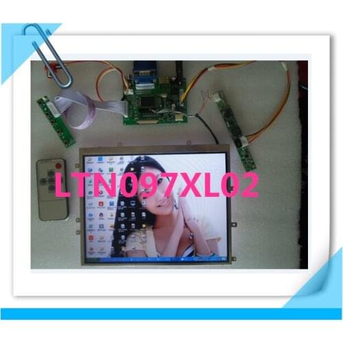 LTN097XL02 9.7 inch 1024*768 On-board DYI kits HDMI+2AV+VGA+Rear View Driver Board+audio output
