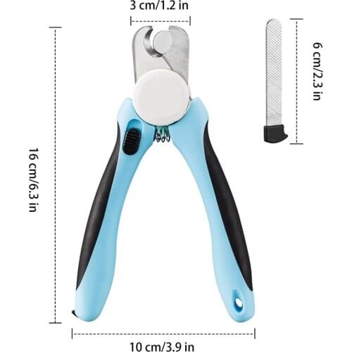 Pet Cat Dog Nail Clipper Cutter Trimmer with Safety Guard Grooming Claw Nail Scissors Pet Product Supplies Accessories N