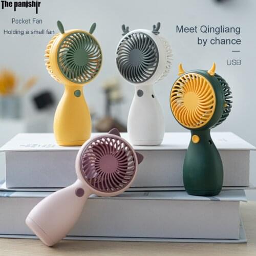 Usb Mini Fan Electric Portable Hold Small Air Cooler Originality Charging Household Electrical Appliances Desktop Ventilado