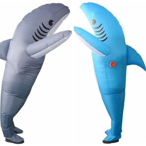 Dolphin Inflatable Halloween Costume Funny Cartoon Doll Animal Mounts Doll Props Cute Dolphins Performance Clothes C79108AD