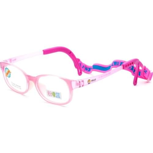 Soft Silicone In Childrens Glasses Adjustable Legs Students Comfortable Weak Vision Goggles Box Tidal Belt 330
