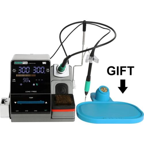 SUGON T28 Soldering Station Compatible C115 and C210 Handle Nano Lead-free Soldering Tool For BGA SMD Phone Repair Welding