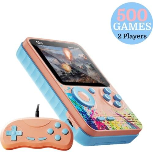 Portable Handheld Game Player Retro 500 Classic Games In 1 Video Game Console 3.0 Inch Screen Gaming Consola Support 2 Players