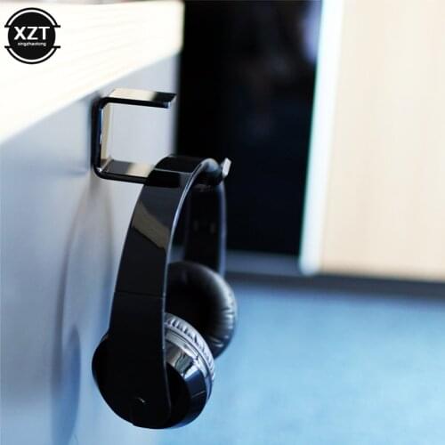 Durable Headphone Headset Holder Hanger Earphone Wall/Desk Display Monitor Stand Bracket Hanger Headphone Accessories