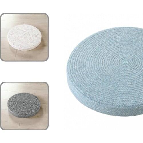 Fine Stitching Portable Rustic Natural Floor Straw Sitting Cushion for Sofa