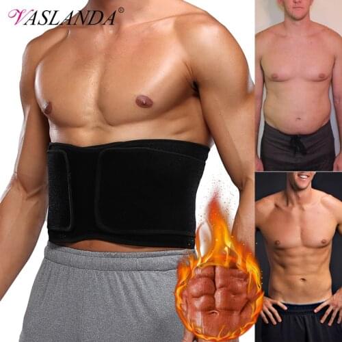 Workout Waist Trainer Corsets for Men Weight Loss Body Shaper Slimming Belt Fitness Girdle Sauna Fat Burner Sweat Trimmer