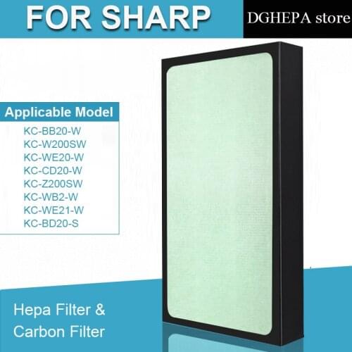 Air Purifier hepa filter replacement for Sharp KC-W380-W/N KC-Z380SW KC-BB60-W KC-CD60-W/N KC-WE61-W KC-BD60-S air parts filter