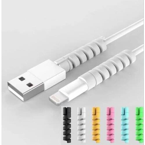 2-10Pcs Charging Cable Protector For Phones Cable holder Cover cable winder clip For USB Charger Cord management cable organizer