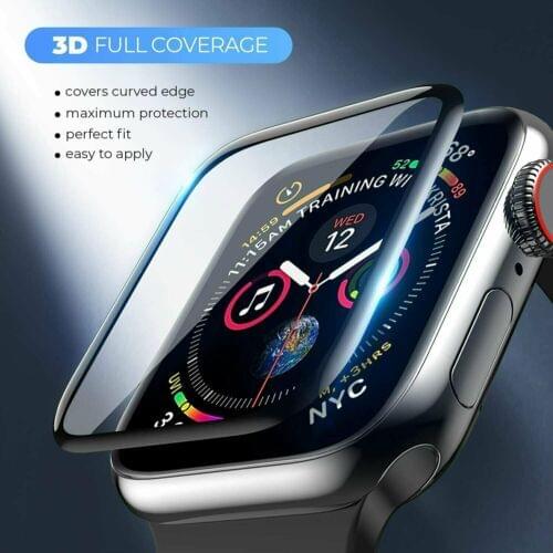 2021 New Soft Curved Edge Film Screen Protector 3D Full Protective Cover for Apple Watch IWatch 6 SE 40/44 Mm Smart Accessories