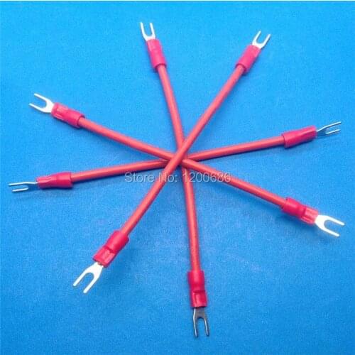 10CM 16AWG Shape SV1.25-4S Insulated Fork Spade Electrical Crimp Terminal wire harness