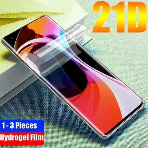 3PCS Hydrogel film Xiaomi Poco X3 Screen Protector On the For Xiaomi Poco X3 NF Full Cover Hydrogel film On Xiaomi Poco X3 NFC