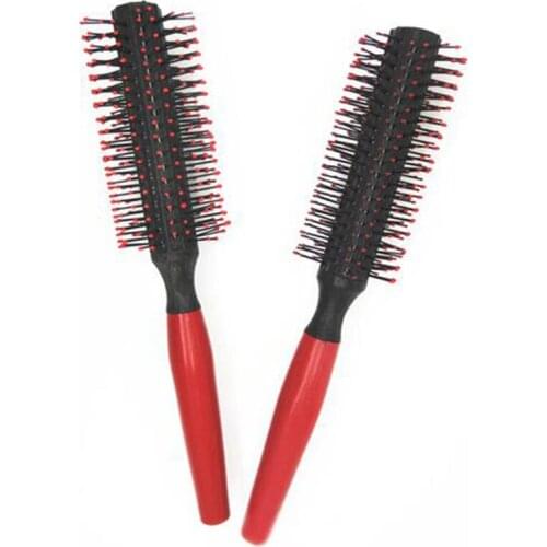 50 pieces/ lot High Quality Wavy Curly Hair Brush Comb Hair Care Pin Cushion Roll Round Comb