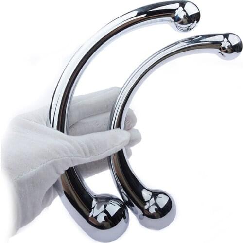 Silver/Golden Metal Hand Held Anal Toys Extreme Vaginal Anus Dilator Vaginal Speculum Big Butt Plug Adult Erotic G-Spot Massage