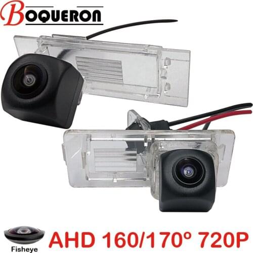 Fisheye 170 720P HD AHD Car Vehicle Rear View Reverse Camera For Renault Laguna 2 3 Trafic X-Track Master Van Minibus Fluence