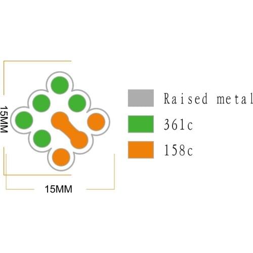 Lapel pin to Nigeria