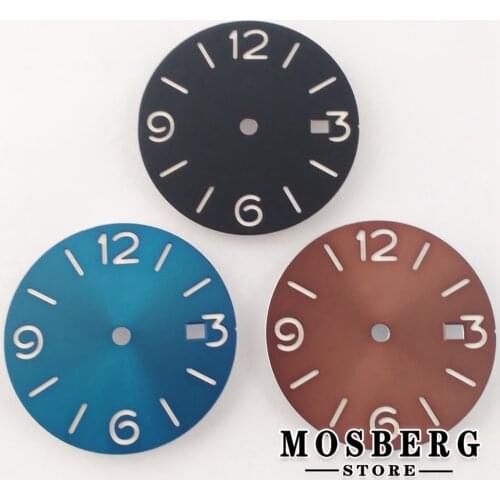 31.5mm Sterile Luminous Watch Dial With Date Window Accessories For ETA2824 2836 Miyota 8215 8205 821A DG 2813 3804 Movement