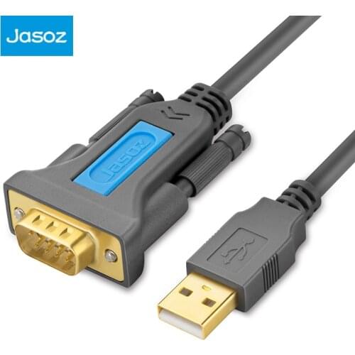 Jasoz USB 2.0 to RS232 Adapter COM Port Serial PDA 9 DB9 Pin With PL2303 Chipset Converter For Cashier Register Modem Scanner