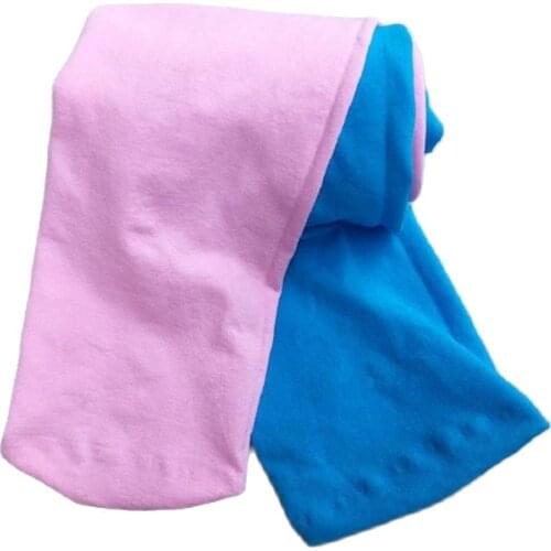 Girls candy color tights for baby kids cute velvet pantyhose contrast Combination color girl spring/autumn warm dance stockings