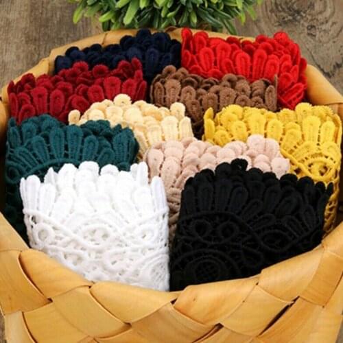 Hollow Lace Ribbon Trim Decorative Fabric DIY Handicraft Garment Sewing Edge New