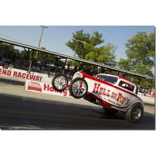 Hot Rod Vintage Cars Poster Canvas Painting For Home Decor Wall Art Pictures For Living Room