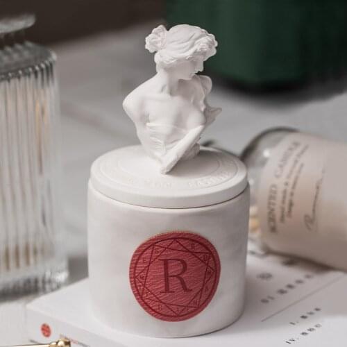 Nordic Style Statue Essential Oil Aromatherapy Candle Ornaments Soybean Wax Romantic Atmosphere Props Creative Home Decor Gifts