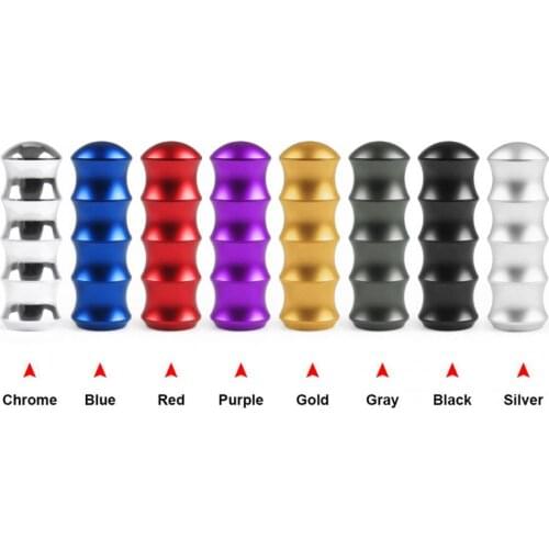 Universal Bamboo Shape Car Shift Head knob Aluminum Alloy Racing Gear Handle Stick Shift Heads knob car accessories