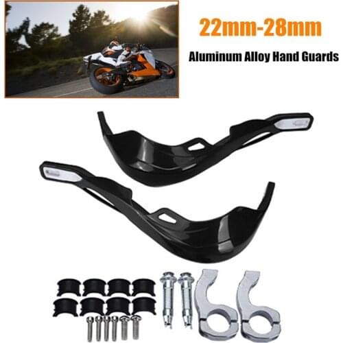 1 Pair 22mm 28mm Motorcycle Hand Guard Handle Protector Motorbike Scooter Windproof Handlebar HandGuards Protection