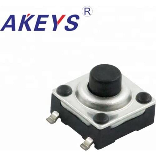 10PCS TS-I001 6*6 Waterproof Dustproof Tact Switch SMD 4 Pin Pressure Switch