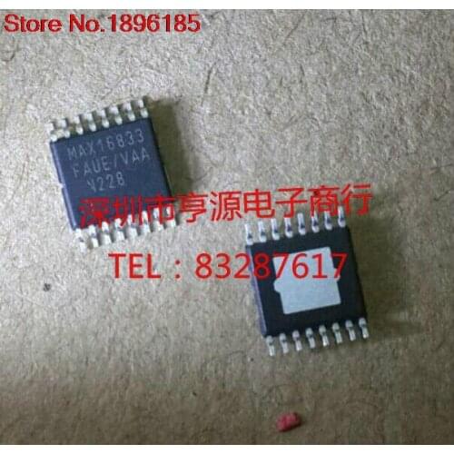 2Pcs MAX16833 MAX16833FAUE
