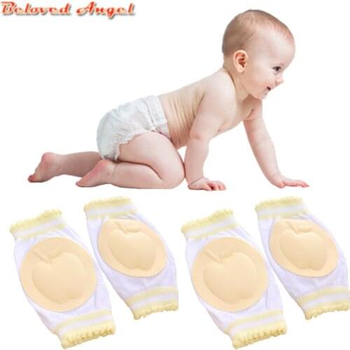 2Pcs/Pair Baby Knee Pad Crawling Elbow Cushion 2019 Infant Toddlers Leg Warmer Knee Anti-slip Elbow Protector Harnesses Leashes