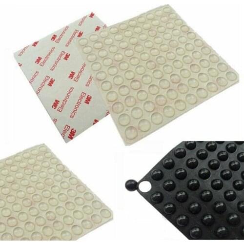 3M Silicone RUBBER FEET Bumpons Adhesive Round Self Stick On Circles Door Buffer