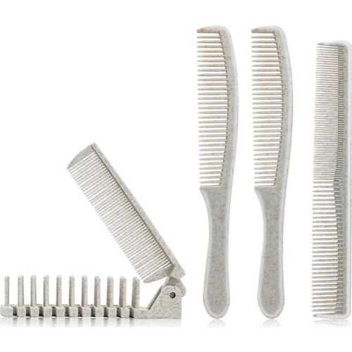 4 Pcs/set Hair Comb Set Detangling Hair Brush Styling Comb Straightener High Quality Hair Combs Set Hair Styling Tools