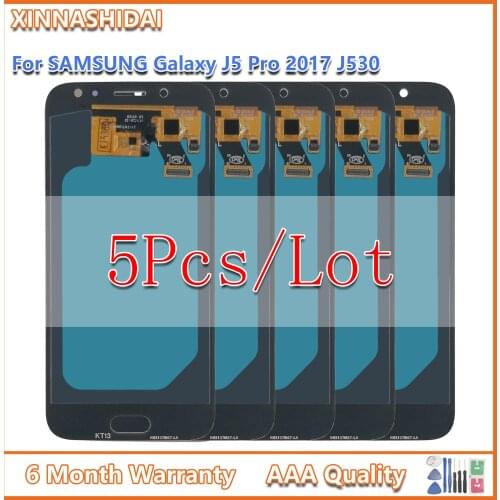 5pcs Wholesale For Samsung GALAXY J5 Pro 2017 LCD Display J530 J530F LCD Screen Touch Digitizer