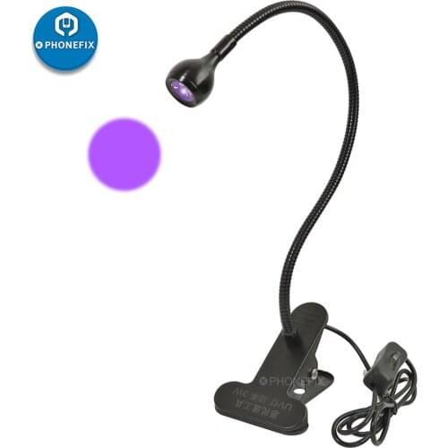 5V USB UV LED Flashlight Ultraviolet Torch UV Blacklight Detector Green Oil Curing Purple Light for Phone Motherboard Repair