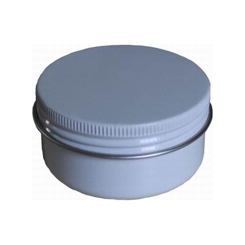 500pcs 10g white aluminum jar 10ml white aluminum tin aluminum metal container
