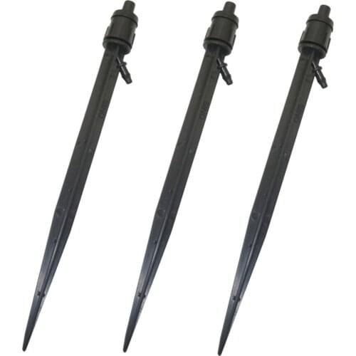 7.5mm Sprinklers Spike connector Adjustable Water flow Atomizing nozzle Holder Agriculture Irrigation Fittings 100 Pcs