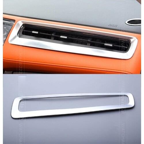 ABS CHROME INTERIOR DASH BOARD SIDE AIR VENT COVER TRIM BEZEL STYLING GARNISH MOLDING FOR HONDA HRV HR-V VEZEL2014 2015 2016