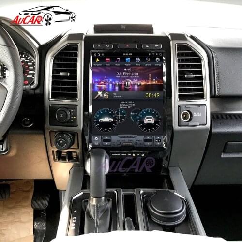 AuCAR 13‘’ Tesla Style Android multimedia Car radio For Ford F150 2015-2019 GPS navigation stereo Carply autoradio 1 din 2
