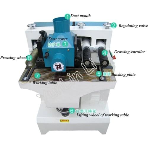 Woodworking Wood Line Machine 685*150mm Wood Wire Machine 3KW Wood Moulder Milling Machine MB101