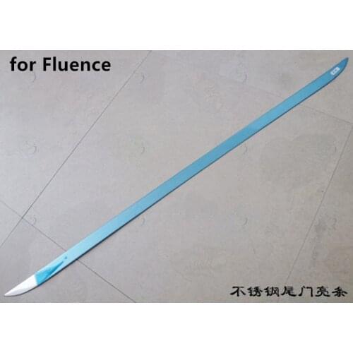 For 2011-2019 Renault Fluence Car accessories stainless steel Trunk trunk door trim Car styling
