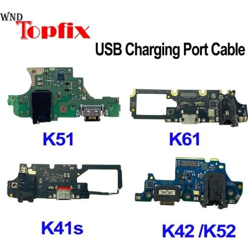 For LG K42 K51 K52 K61 Charging Port Flex Cable Replacement Parts For LG K41s USB Dock Charging Port Flex Cable